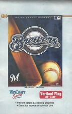 Bandeira vertical Milwaukee Brewers 27" x 37" Wincraft comprar usado  Enviando para Brazil