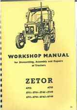 Zetor tractor 4712 for sale  CALLINGTON