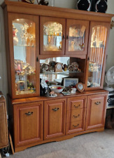 Glazed dresser display for sale  UK