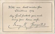 Wwi christmas 1914 for sale  DISS
