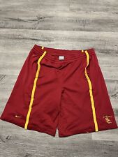 VTG Nike USC Basketball Gym Shorts Trojans Men's XL Red Yellow NCAA SLIVER TAG for sale  Shipping to South Africa