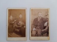 Used, 2 x Victorian Carte de Visite CDV:  Family: Dipple: Birmingham for sale  Shipping to South Africa