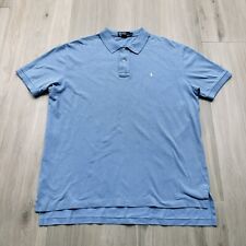 Camisa polo masculina Ralph Lauren TAMANHO XL manga curta 100% algodão azul pônei comprar usado  Enviando para Brazil