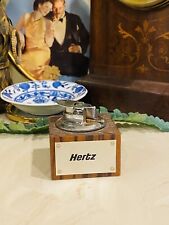 Isqueiro de mesa cubo de madeira vintage Ronson cromado MCM Hertz comprar usado  Enviando para Brazil