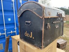 Antique domed trunk for sale  KETTERING