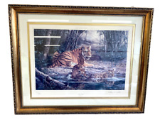 Framed tiger print for sale  STAFFORD
