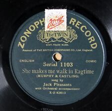 Jack pleasants zonophone for sale  Grants Pass
