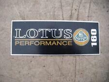 Lotus 160 genuine for sale  NOTTINGHAM