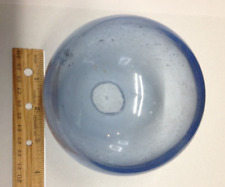 Usado, Bola de bruja flotante de pesca de vidrio azul pálido 4-1/2" antigua de colección náutica de colección segunda mano  Embacar hacia Argentina