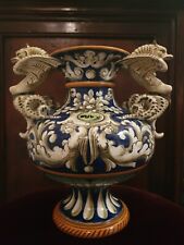 vaso anfora antico maiolica ceramica primi 900 Colonnata Sesto Fiorentino, usato usato  Rimini