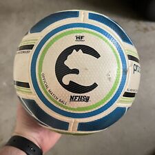 Bola de futebol Puma Procat Match tamanho 5 NFHS branca azul futebol HF comprar usado  Enviando para Brazil