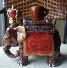 whiskey decanter bottle elephant for sale  North Franklin