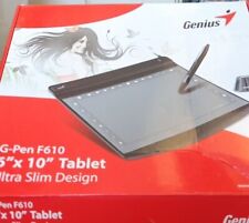 Genius G-Pen F610 6 x 10 Ultra Slim USB Tablet With Box  for sale  Shipping to South Africa