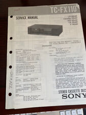 Sony fx110 tcfx110 for sale  Rockaway