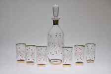 Decanter Set, Mid Century Glassware, Mid Century Decanter, Mid Century Glass for sale  Shipping to South Africa