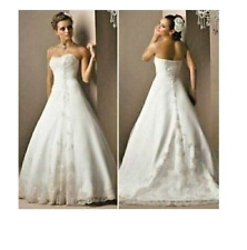 Wedding dress strapless for sale  Shipping to Ireland