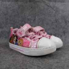 Sapatos Disney Princesa Crianças 10 Tênis Rosa Claro Casual Desenho Animado Menina Criança comprar usado  Enviando para Brazil