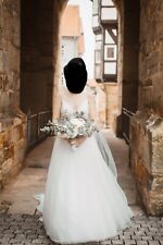 Brautkleid hochzeitskleid tül gebraucht kaufen  Kirtorf
