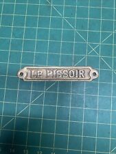 Pissoir wall plaque for sale  Shipping to Ireland
