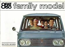 Folleto de ventas modelo familia Fiat 850 mercado inglés , usado segunda mano  Embacar hacia Argentina