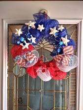 Patriotic door wreath for sale  Shorewood