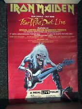 Iron Maiden Real Live poster, usado comprar usado  Enviando para Brazil