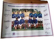 Poster rangers ecwc for sale  DUMFRIES