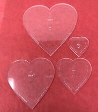 Acrylic heart quilting for sale  New Vienna