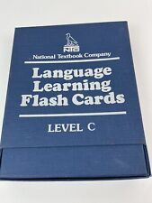 Used, NTC National Textbook Co. Language Learning Flash Cards Level C 1988 Homeschool for sale  Shipping to South Africa