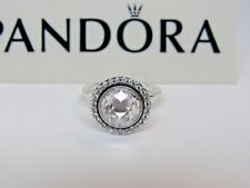 New w/Box Pandora Brilliant Legacy Clear CZ Ring RETIRE 190904CZ Sizes Available, used for sale  Beverly
