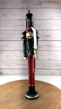 Quebra-Nozes Magro para Casa de Férias 20” Vermelho e Verde com Espada Decoração de Natal comprar usado  Enviando para Brazil