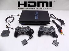 Usado, Pacote de console PS2 Playstation 2 Black Fat + conversor HDMI + 2x controles comprar usado  Enviando para Brazil
