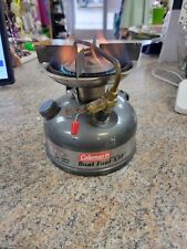 Coleman 533 Guide Series Dual Fuel Single Burner Camp Cook Stove Silver for sale  Shipping to South Africa