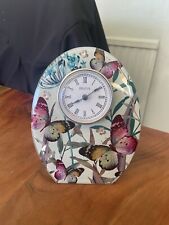 Clock floral butterfly for sale  HOLYHEAD