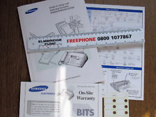 VINTAGE SAMSUNG FAX MACHINE MANUAL, CARD, WARRANTY DETAILS AND STICKERS for sale  Shipping to South Africa