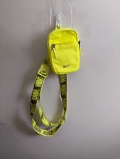 Bolsa satchel Nike unissex tamanho pequeno mistura de algodão bolsa rave ombro verde neon comprar usado  Enviando para Brazil