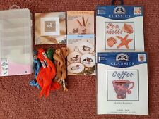 Craft Items Kits ,charts,Threads & Thread Box Lovely assorted  Selection  for sale  BRENTWOOD