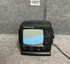 Televisor Remmington 5,5" blanco y negro con radio AM/FM #00815 en color negro segunda mano  Embacar hacia Argentina