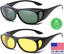 Óculos de sol Tac HD visão noturna diurna masculino unissex para dirigir ajuste envolvente sobre comprar usado  Enviando para Brazil