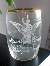 Vidrio de cervecería vintage. Mt. Clemens Brewing, Michigan segunda mano  Embacar hacia Argentina