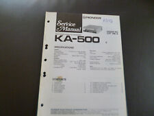 Original Service Manual Schaltplan Pioneer KP-A700 KP-A500 comprar usado  Enviando para Brazil