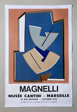 Affiche magnelli. musée d'occasion  Toulouse-