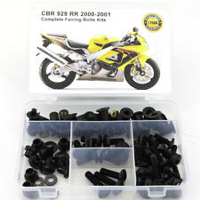 Kit completo de parafusos de carenagem preto ajuste para Honda CBR929RR 2000 2001, usado comprar usado  Enviando para Brazil