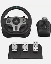 Volante de juego PXN V9, pedales universales de rueda de carreras y Gear Stick Xbox segunda mano  Embacar hacia Spain