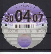 Road tax disc for sale  Shipping to Ireland