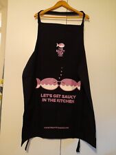 Black apron saucy for sale  LONDON