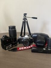 Lentes de cámara Pentax ME Super 50 mm de colección flashes y accesorios ¡¡BONITAS!! Tal cual segunda mano  Embacar hacia Mexico