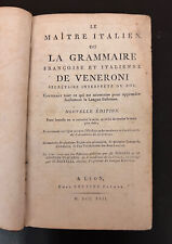 Maître italien grammaire d'occasion  Paris XV
