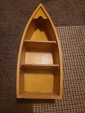 Wooden boat shelf for sale  Somerset