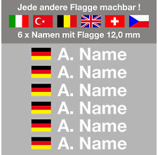 Aufkleber flagge name gebraucht kaufen  Meiningen